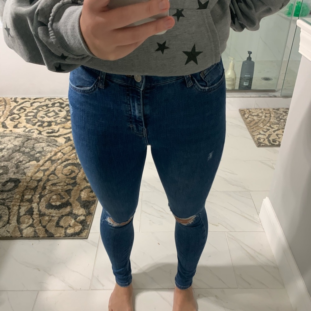 TOPSHOP jamie skinny jeans